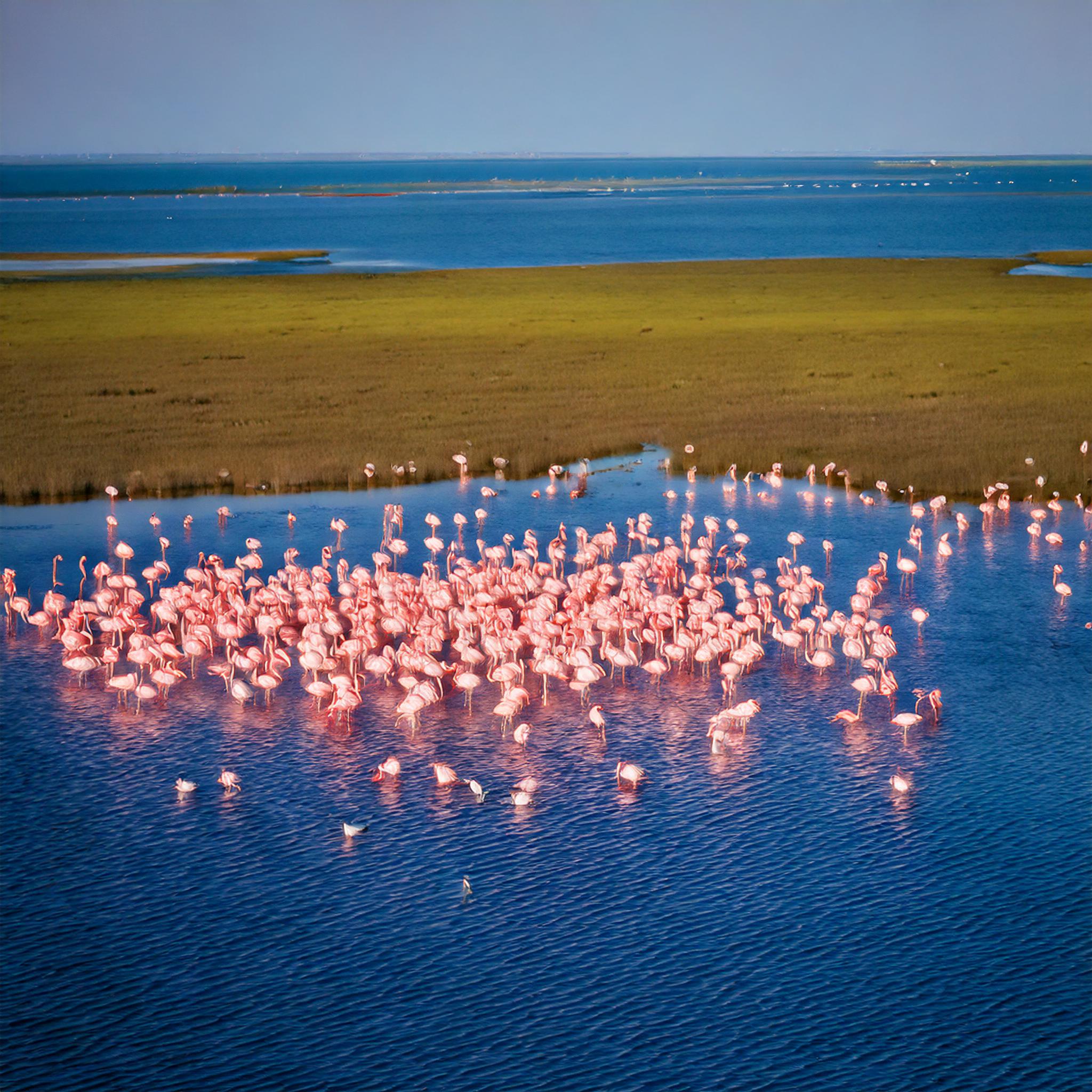 Pourquoi les flamants roses sont-ils roses grâce aux crevettes ?